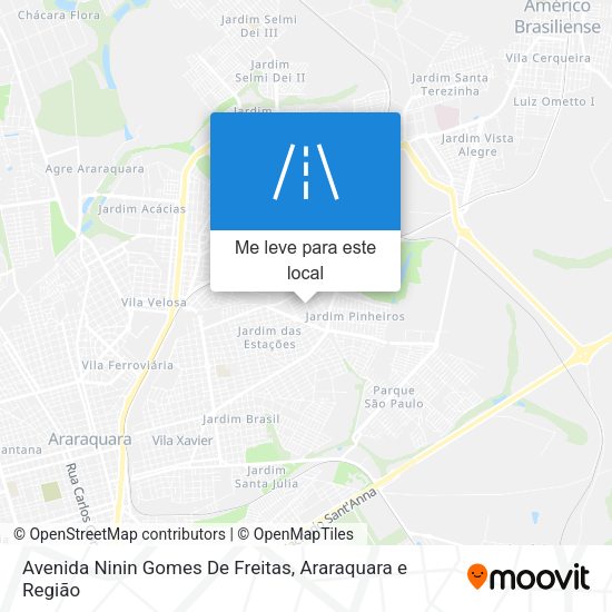 Avenida Ninin Gomes De Freitas mapa