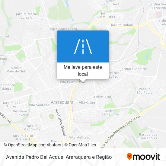 Avenida Pedro Del Acqua mapa
