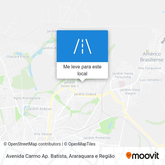 Avenida Carmo Ap. Batista mapa