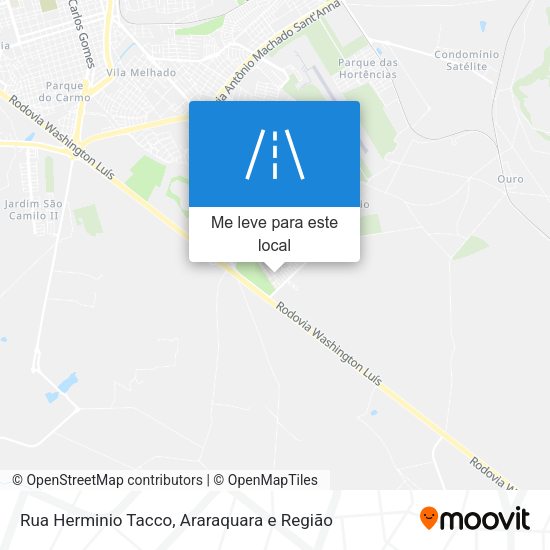 Rua Herminio Tacco mapa