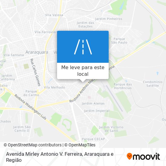 Avenida Mirley Antonio V. Ferreira mapa