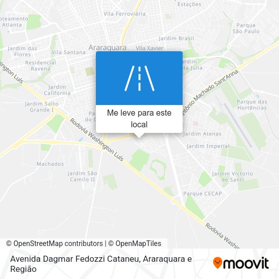 Avenida Dagmar Fedozzi Cataneu mapa