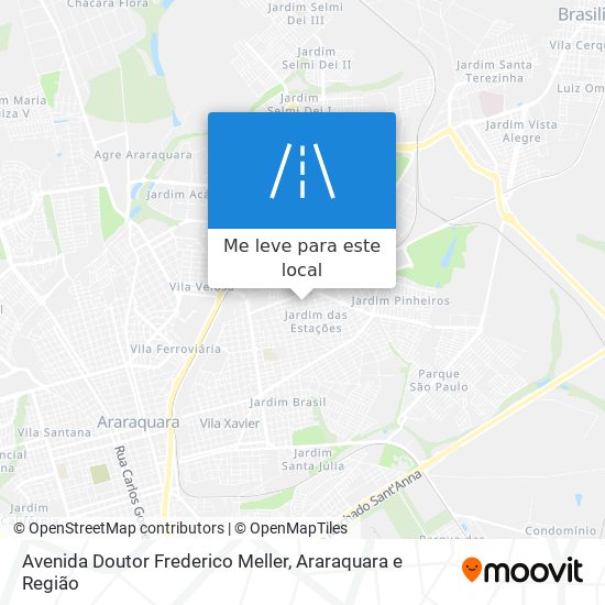 Avenida Doutor Frederico Meller mapa