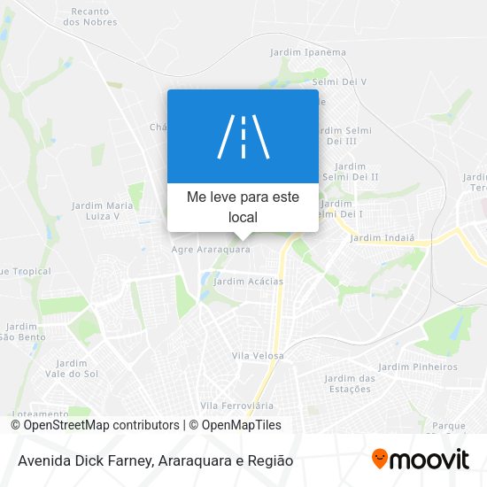 Avenida Dick Farney mapa