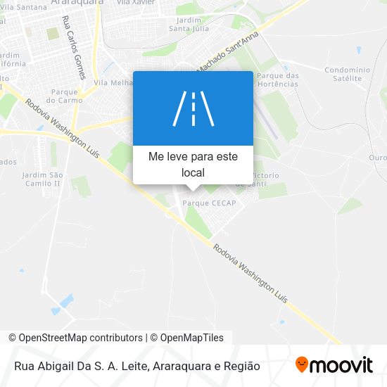 Rua Abigail Da S. A. Leite mapa