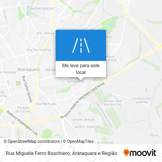 Rua Miguela Ferro Boschiero mapa