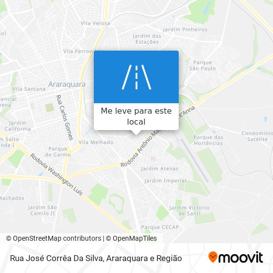 Rua José Corrêa Da Silva mapa