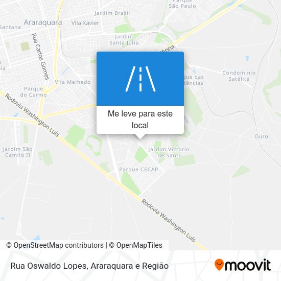 Rua Oswaldo Lopes mapa
