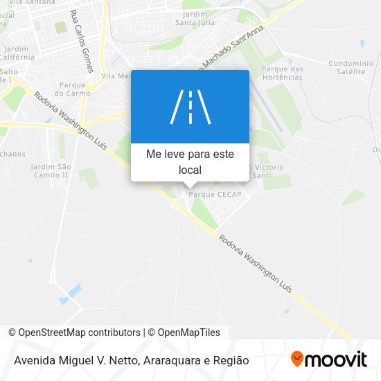 Avenida Miguel V. Netto mapa