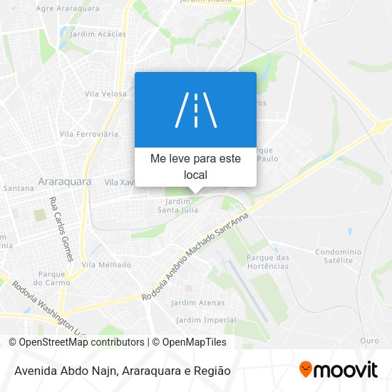 Avenida Abdo Najn mapa