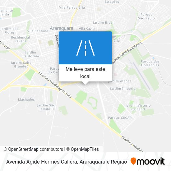 Avenida Agide Hermes Caliera mapa