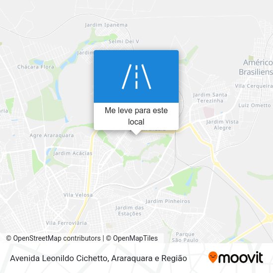 Avenida Leonildo Cichetto mapa