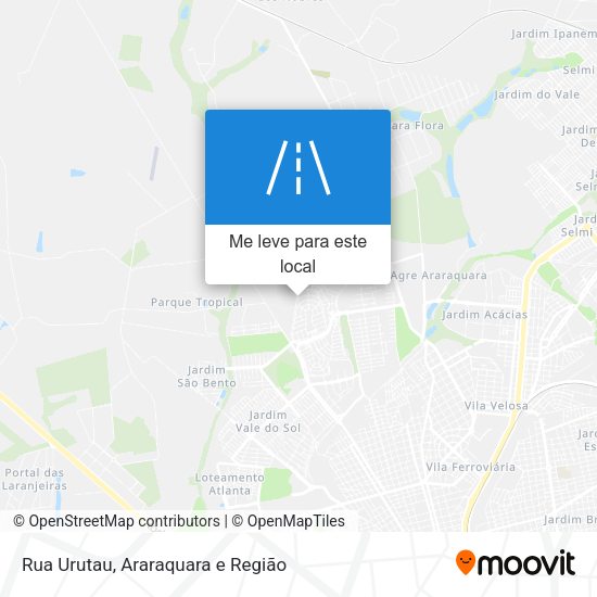 Rua Urutau mapa