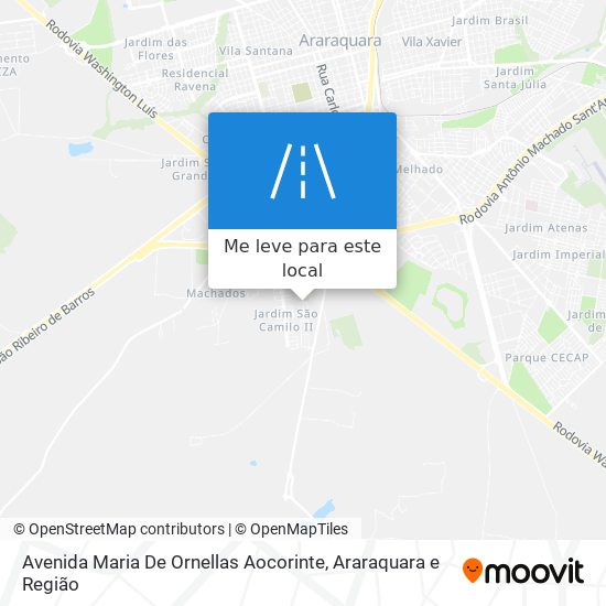 Avenida Maria De Ornellas Aocorinte mapa