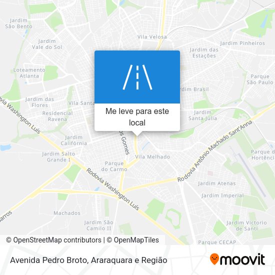 Avenida Pedro Broto mapa