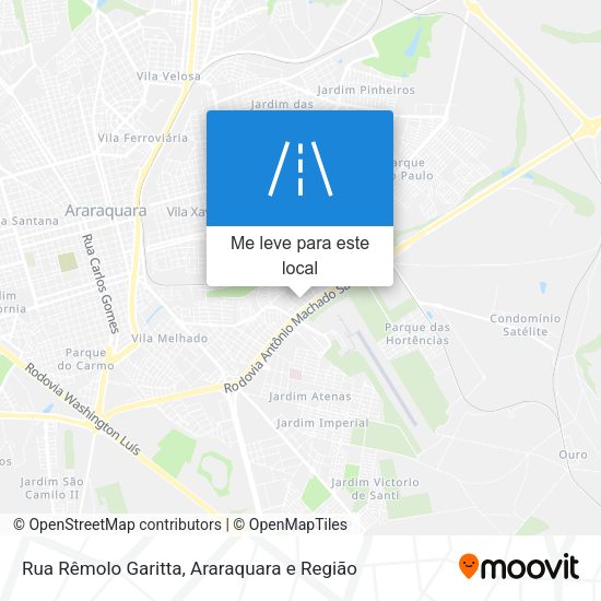 Rua Rêmolo Garitta mapa