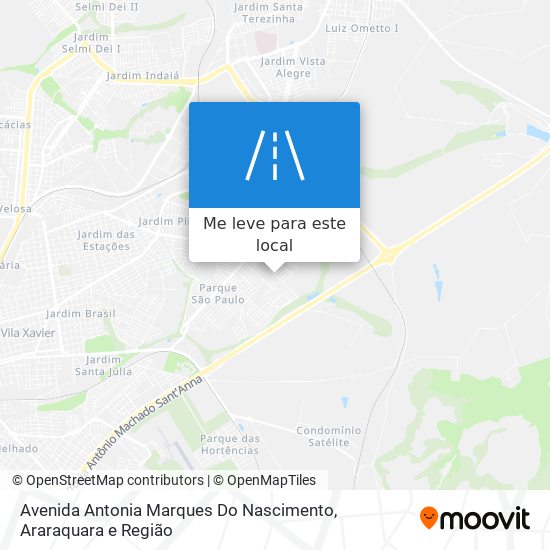 Avenida Antonia Marques Do Nascimento mapa