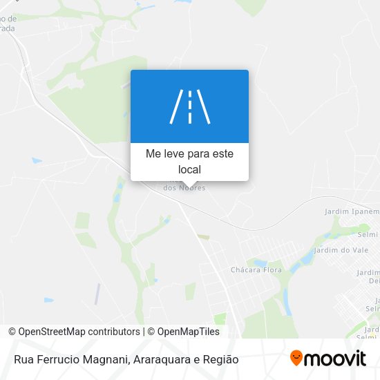 Rua Ferrucio Magnani mapa