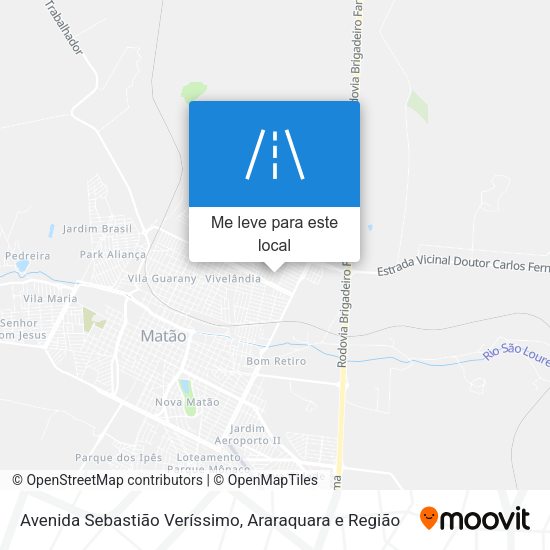 Avenida Sebastião Veríssimo mapa