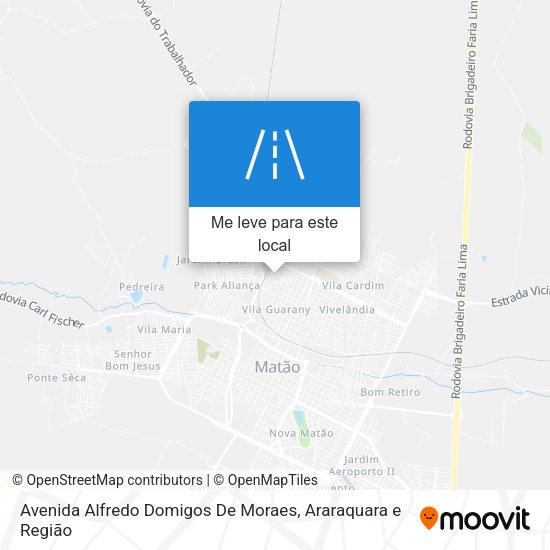 Avenida Alfredo Domigos De Moraes mapa