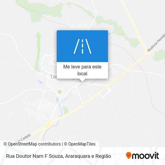 Rua Doutor Nam F Souza mapa