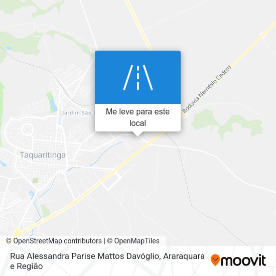 Rua Alessandra Parise Mattos Davóglio mapa