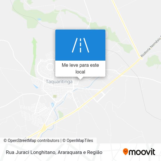 Rua Juraci Longhitano mapa