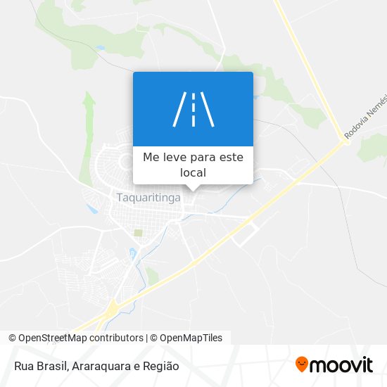 Rua Brasil mapa