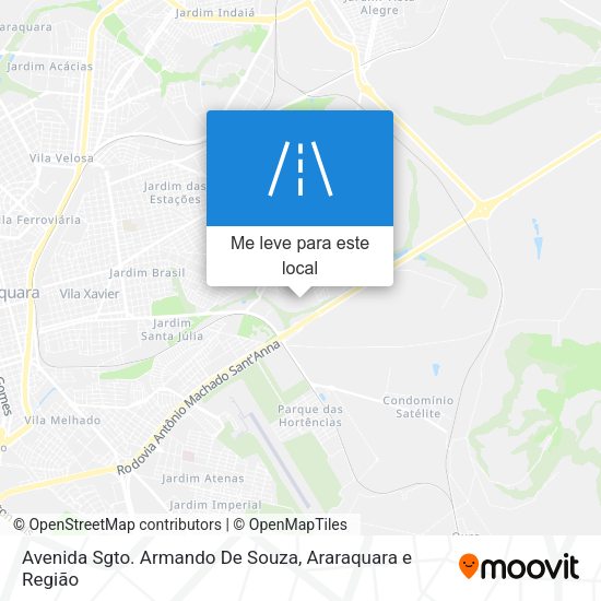 Avenida Sgto. Armando De Souza mapa