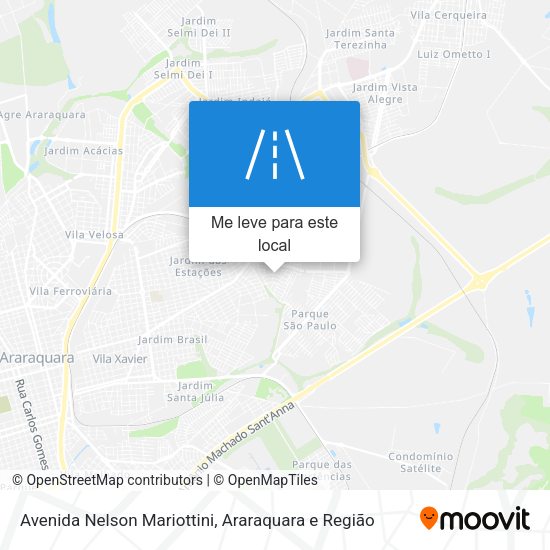 Avenida Nelson Mariottini mapa