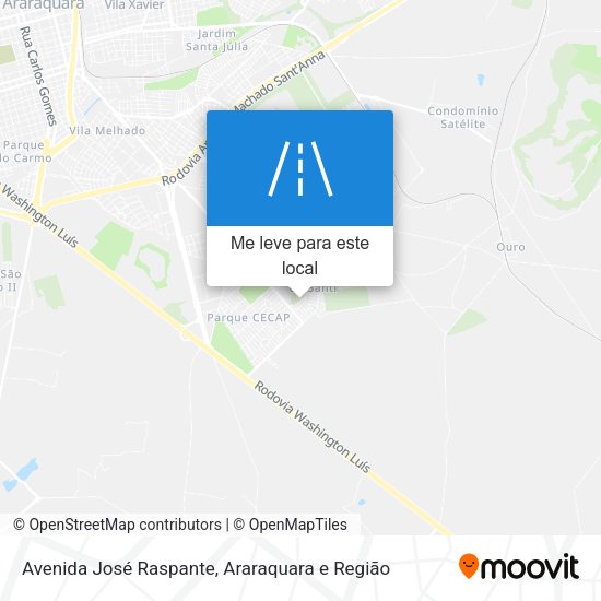 Avenida José Raspante mapa