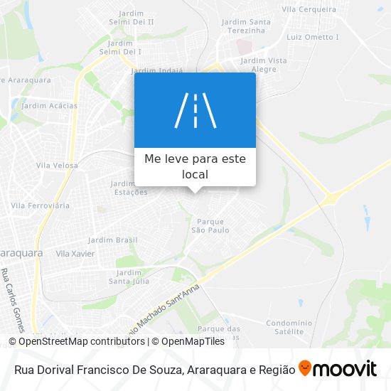 Rua Dorival Francisco De Souza mapa