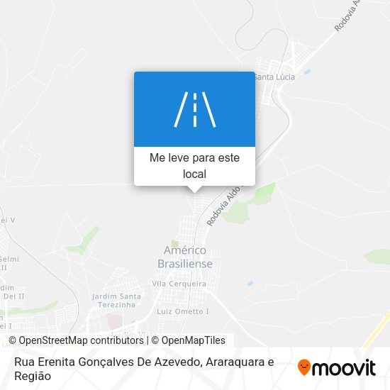 Rua Erenita Gonçalves De Azevedo mapa