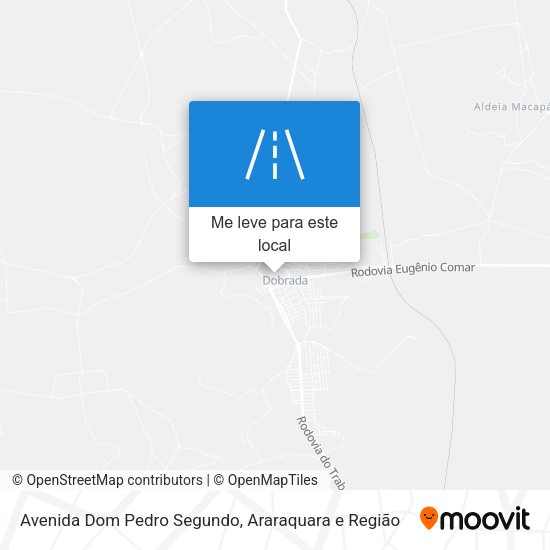 Avenida Dom Pedro Segundo mapa
