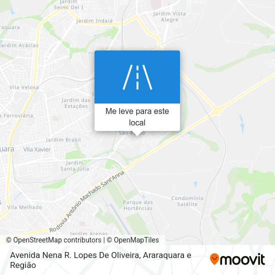 Avenida Nena R. Lopes De Oliveira mapa