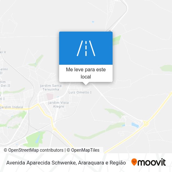 Avenida Aparecida Schwenke mapa