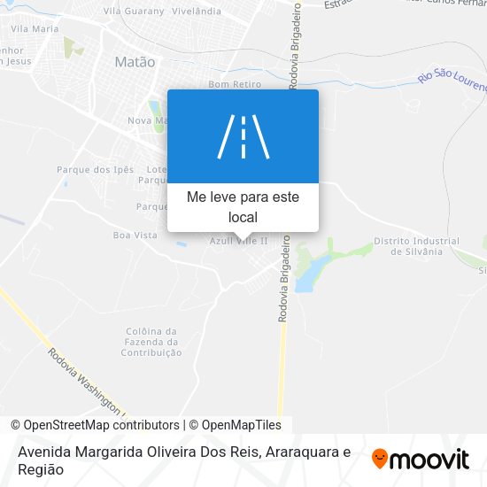 Avenida Margarida Oliveira Dos Reis mapa