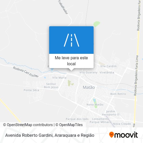 Avenida Roberto Gardini mapa