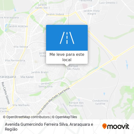 Avenida Gumercindo Ferreira Silva mapa