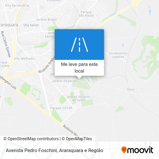 Avenida Pedro Foschini mapa