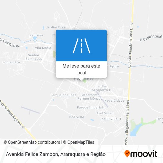 Avenida Felice Zambon mapa