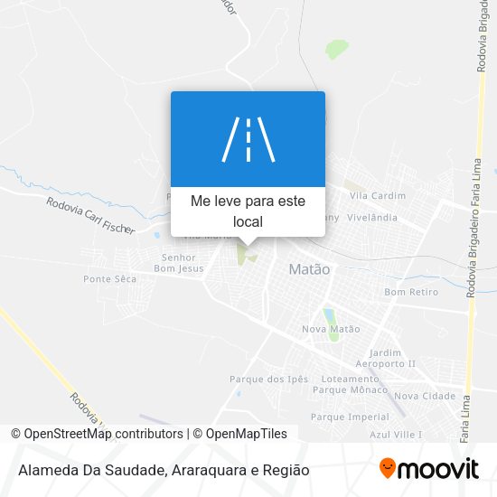 Alameda Da Saudade mapa