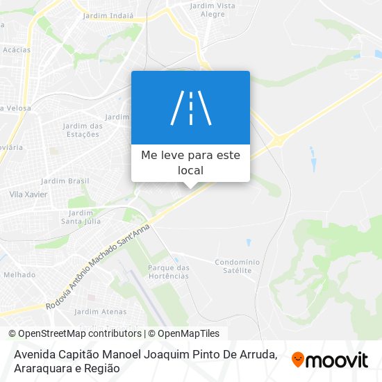 Avenida Capitão Manoel Joaquim Pinto De Arruda mapa