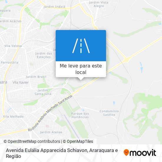 Avenida Eulália Apparecida Schiavon mapa