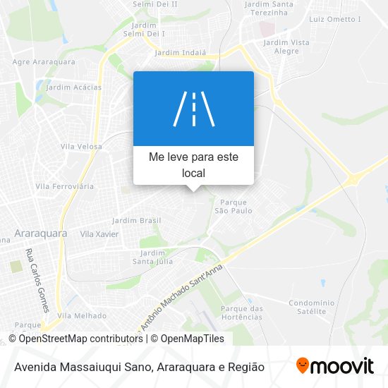 Avenida Massaiuqui Sano mapa