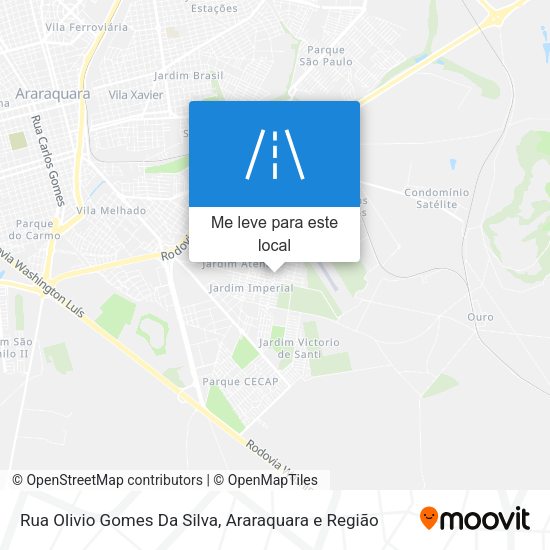 Rua Olivio Gomes Da Silva mapa