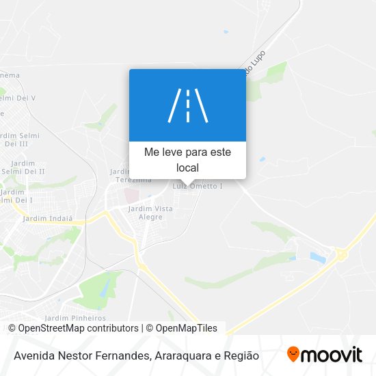 Avenida Nestor Fernandes mapa