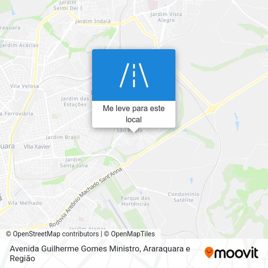 Avenida Guilherme Gomes Ministro mapa