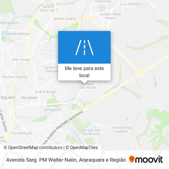 Avenida Sarg. PM Walter Nalin mapa