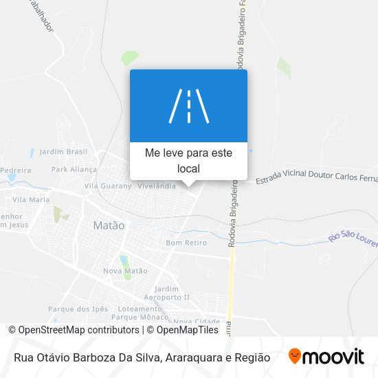 Rua Otávio Barboza Da Silva mapa